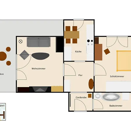 54 - 4 Sterne In Lejlighed *